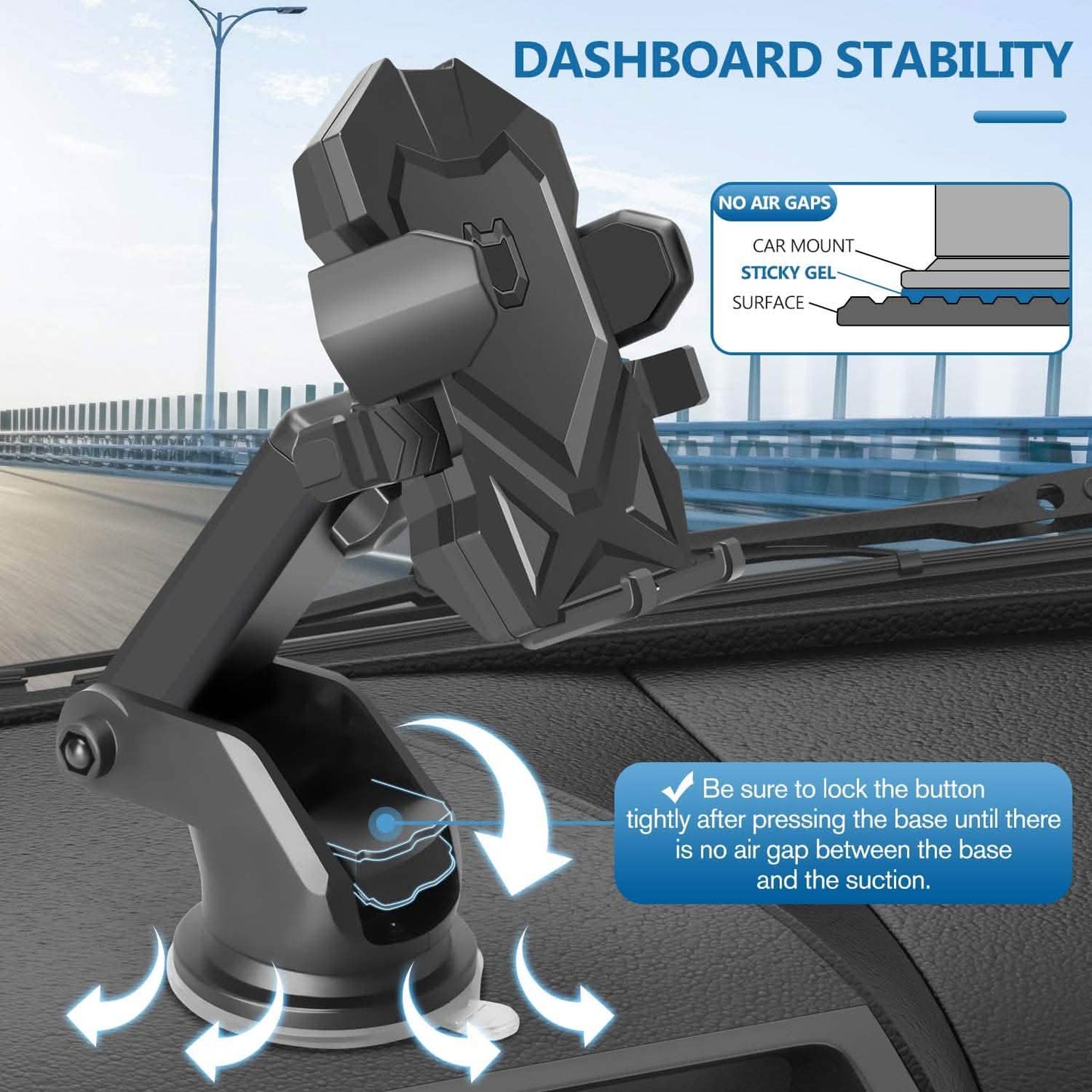 Universal Long Neck Car Mount Holder DailySale