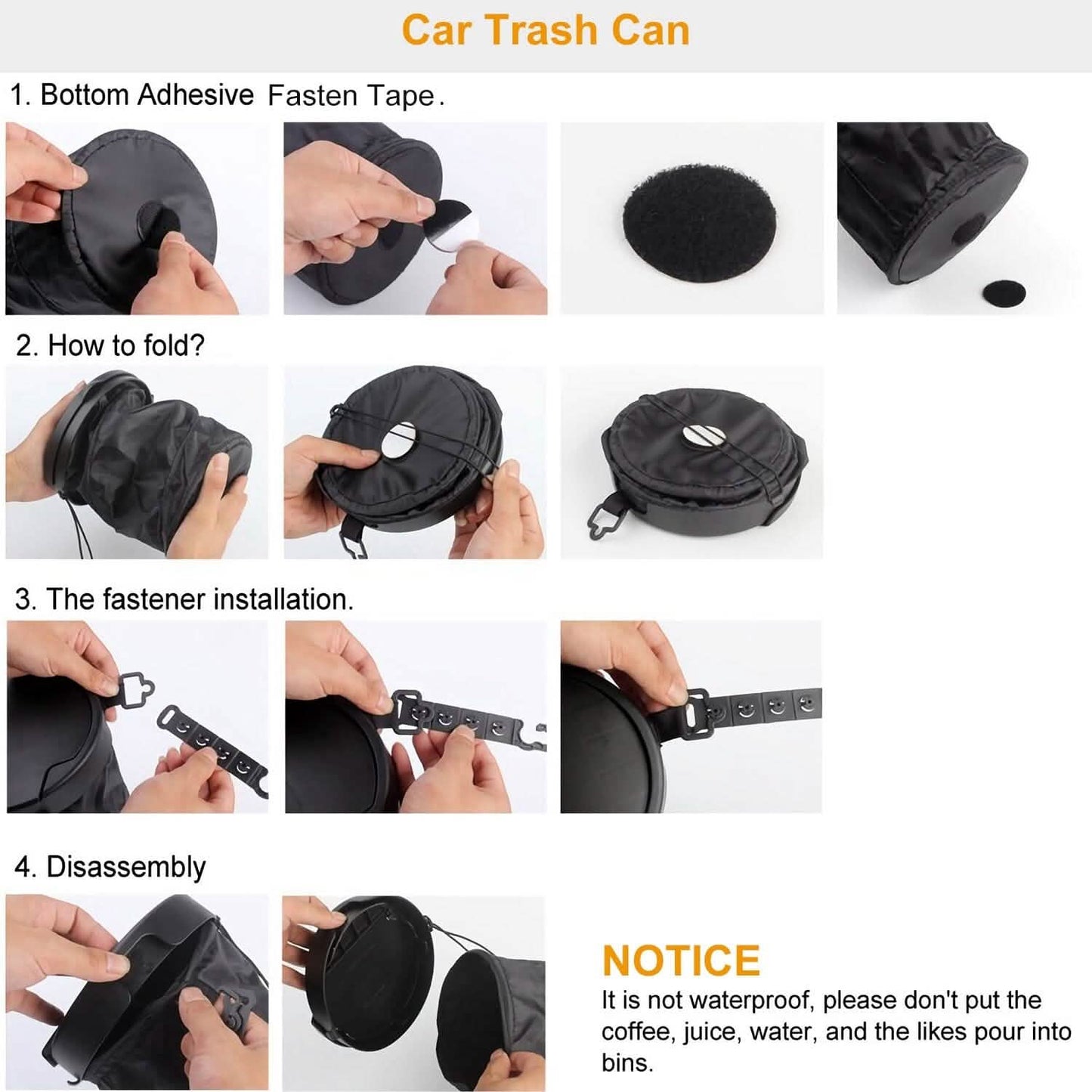 Universal Portable Car Trash Can DailySale