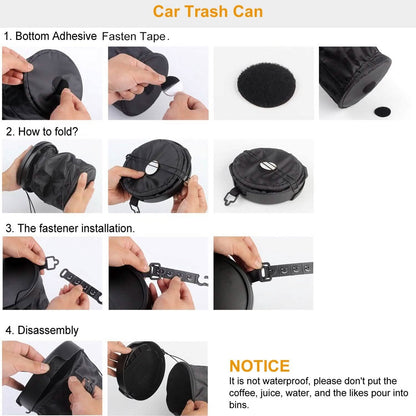 Universal Portable Car Trash Can DailySale
