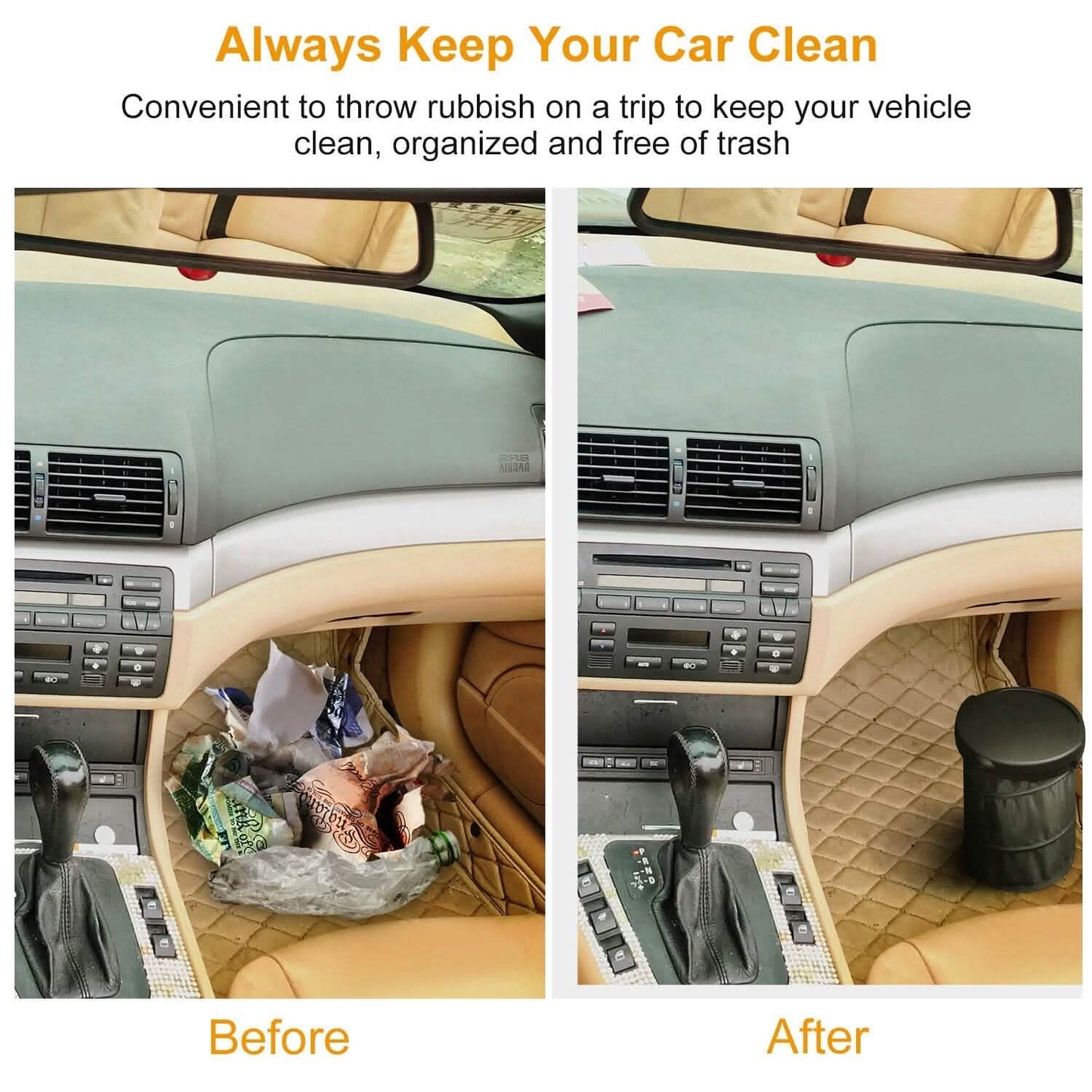 Universal Portable Car Trash Can DailySale