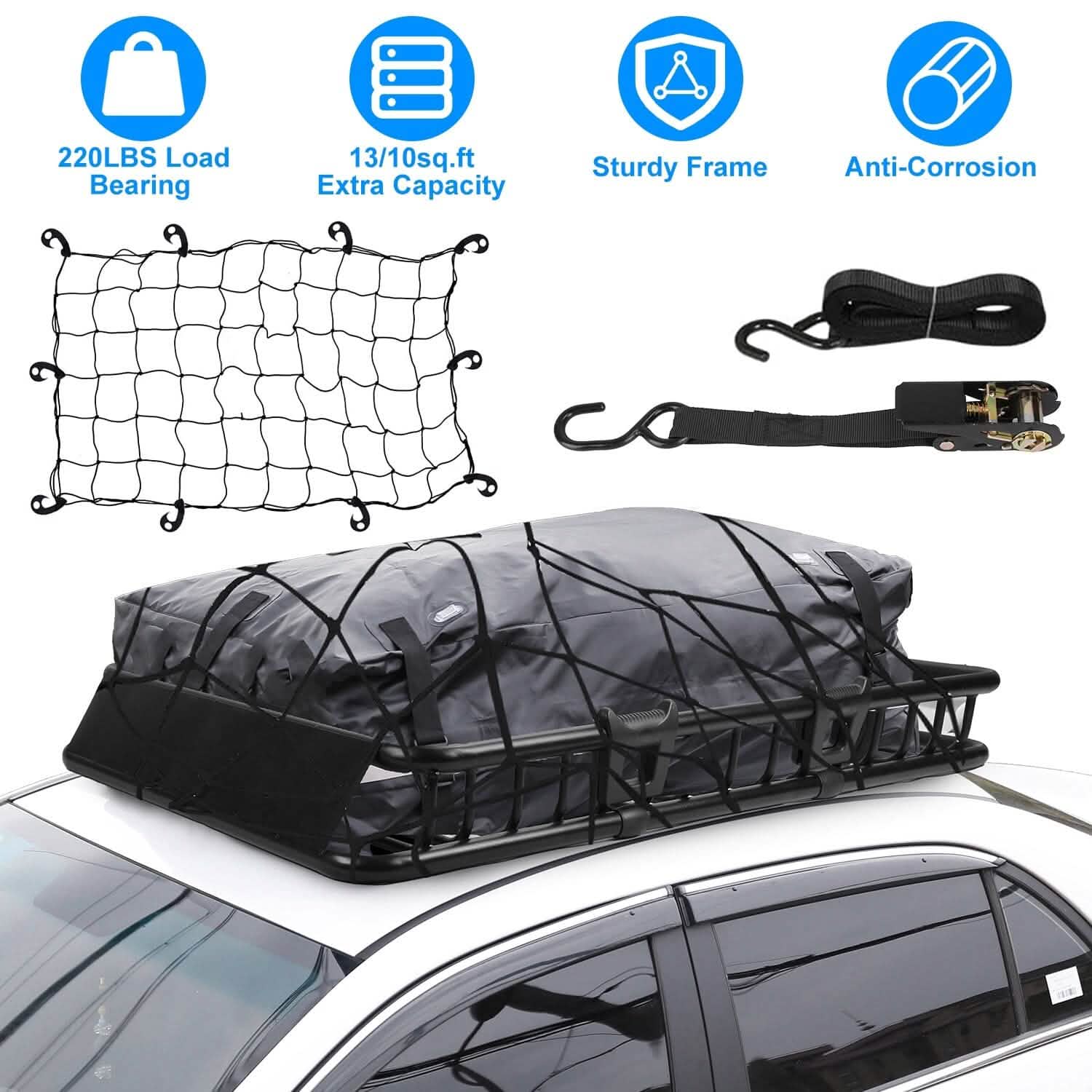 Universal Roof Rack Car Luggage Holder DailySale