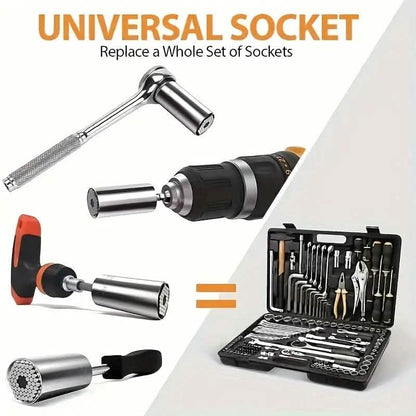 Universal Torque Wrench 7-19mm Hexagonal Multi-functional Universal Socket DailySale