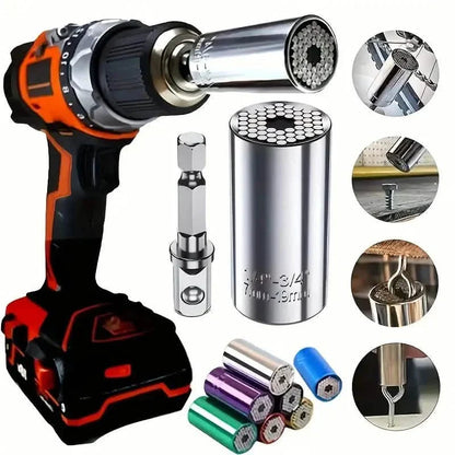 Universal Torque Wrench 7-19mm Hexagonal Multi-functional Universal Socket DailySale