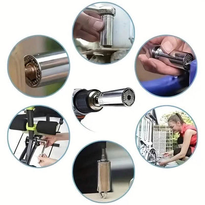 Universal Torque Wrench 7-19mm Hexagonal Multi-functional Universal Socket DailySale