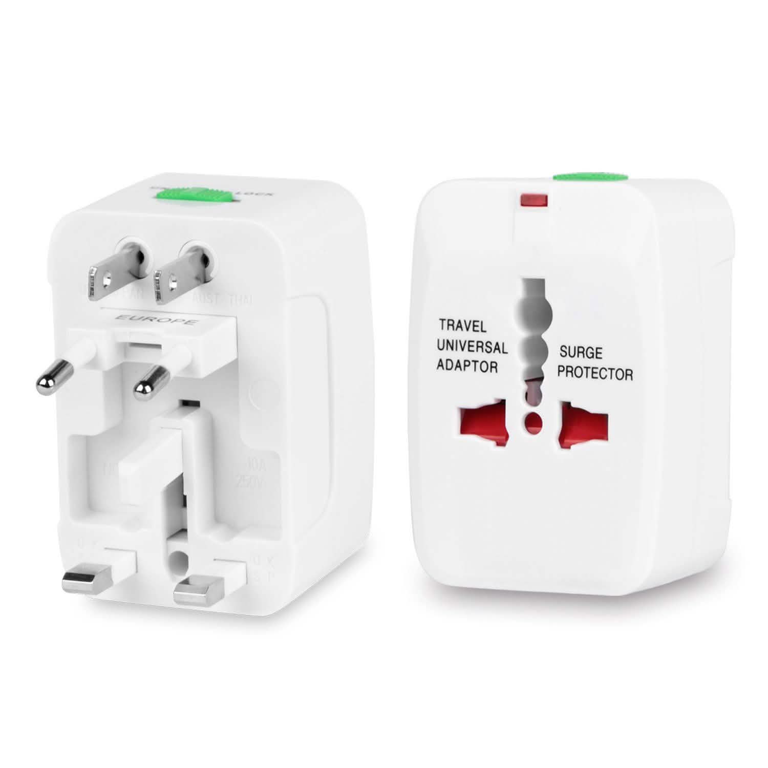 Universal Travel Adapter with 4 Interchangeable Plugs DailySale
