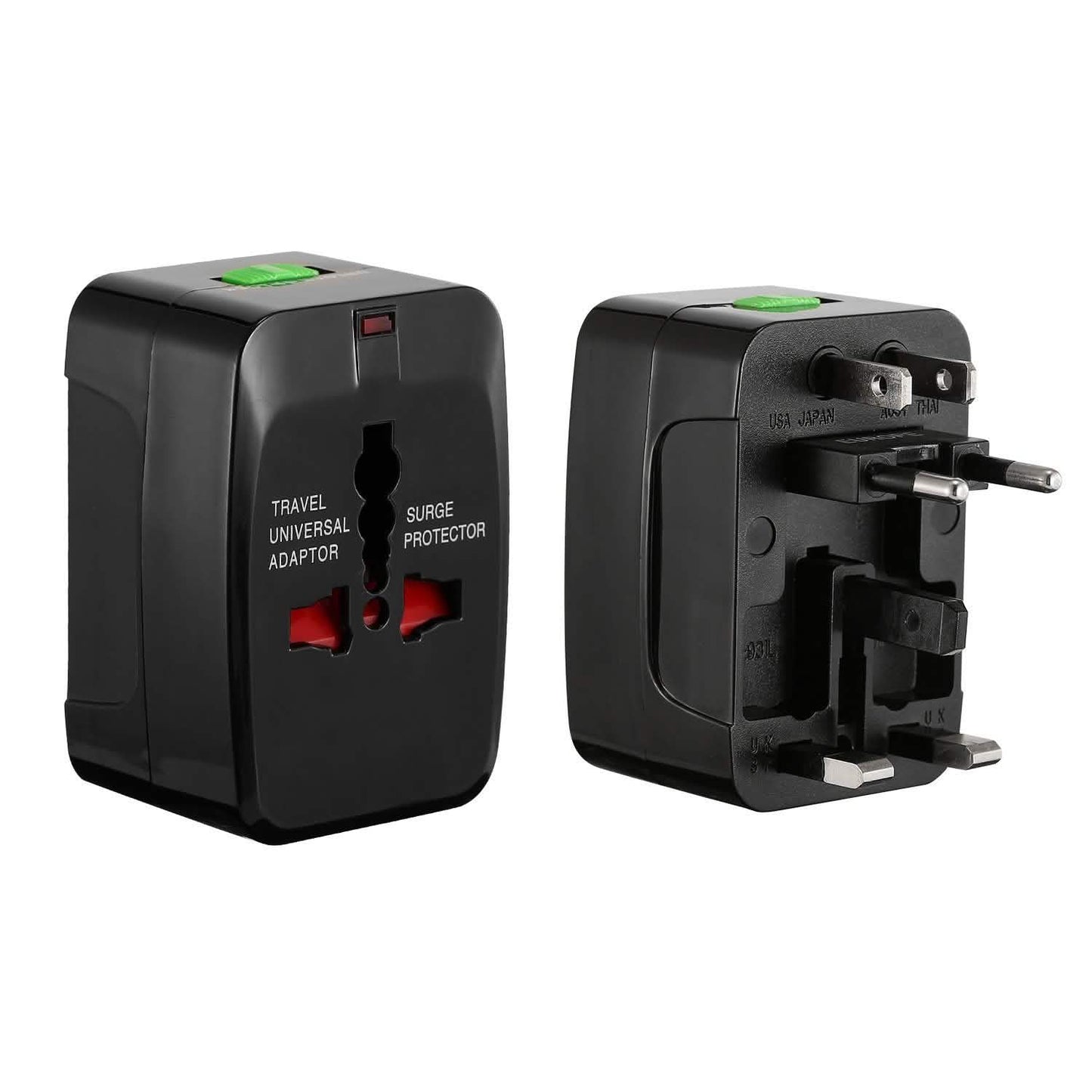 Universal Travel Adapter with 4 Interchangeable Plugs DailySale