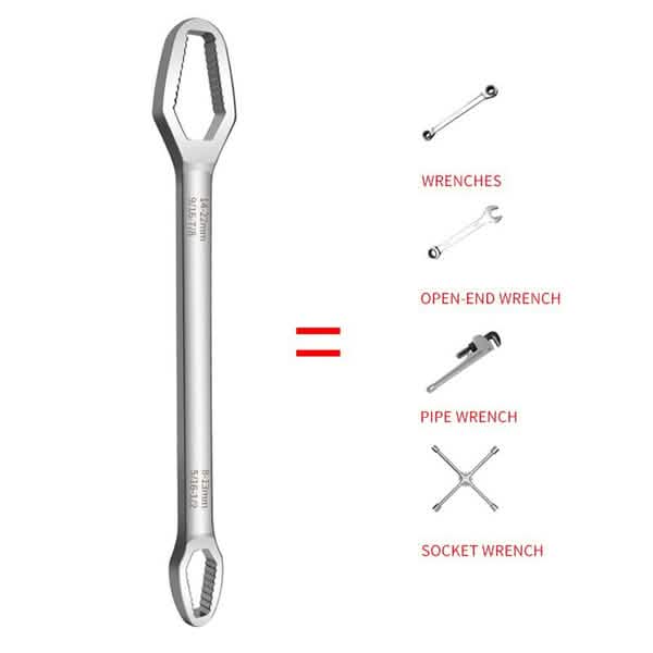 Universal Wrench Glasses Wrench 8-22mm Ratchet Spanner DailySale
