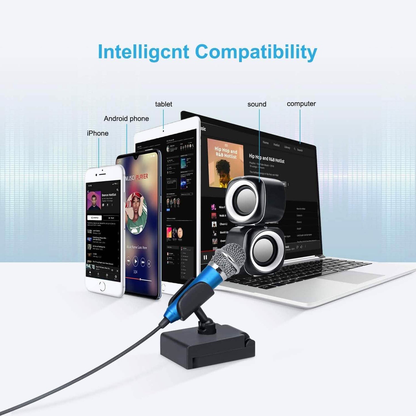 Uniwit Mini Portable Vocal/Instrument Microphone DailySale