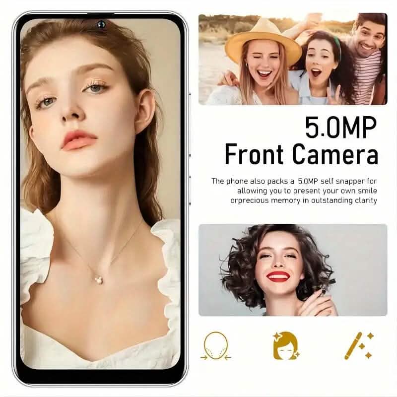 Unlocked Smartphone 4GB 64GB Large 6.6 inch HD Display Dual SIM 4G LTE DailySale