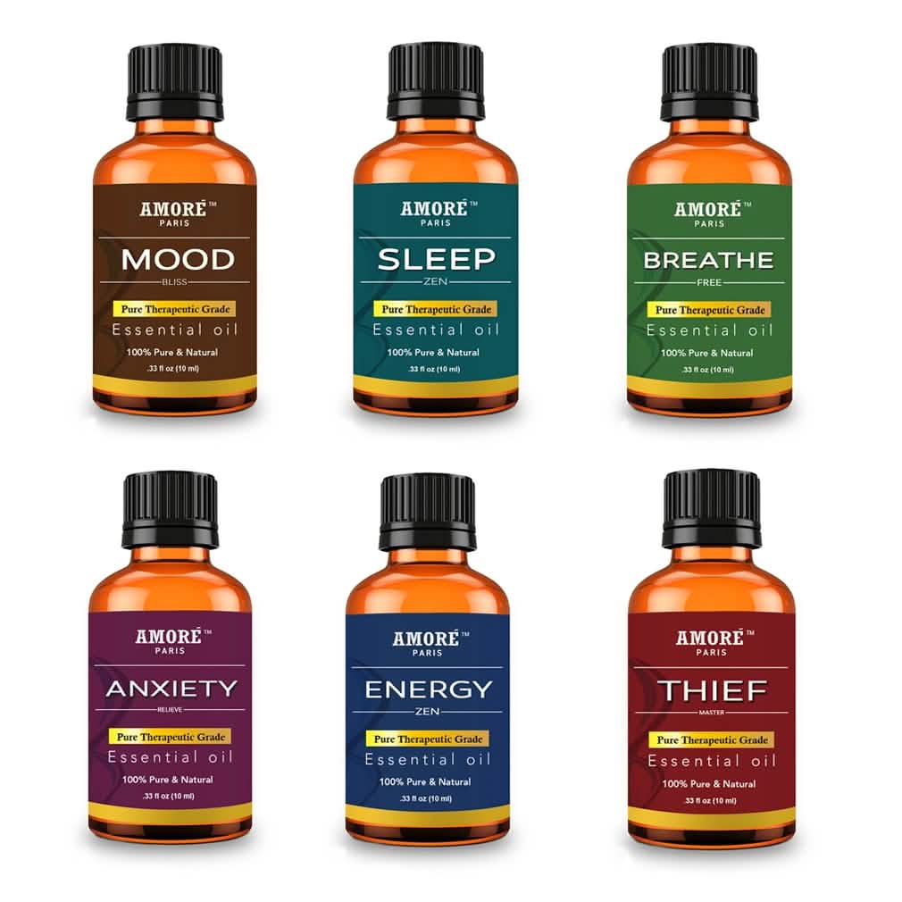 6-Piece: Aromatherapy Therapeutic Grade Essential Oils Gift Set DailySale