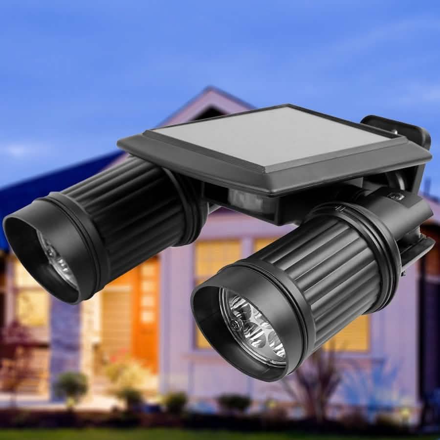 Solar Motion Sensor Twin Floodlight DailySale