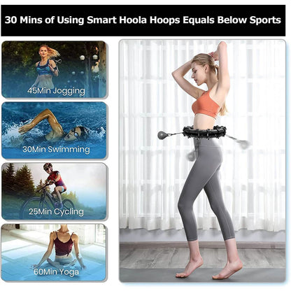 Upgraded Large Size Smart Weighted Exercise Hoola Hoops DailySale