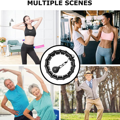 Upgraded Large Size Smart Weighted Exercise Hoola Hoops DailySale