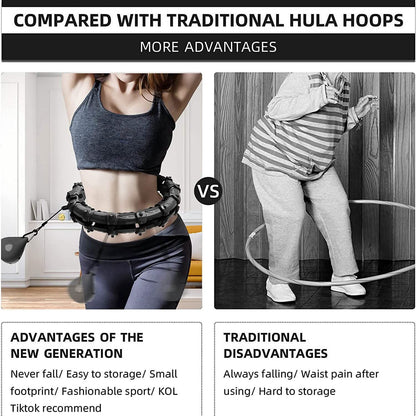 Upgraded Large Size Smart Weighted Exercise Hoola Hoops DailySale