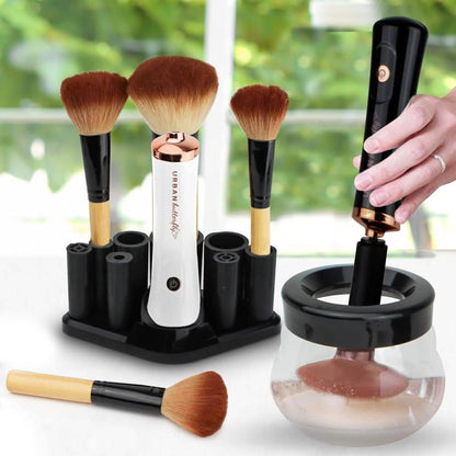 Urban Butterfly Electric Make-Up  Brush Cleaner DailySale
