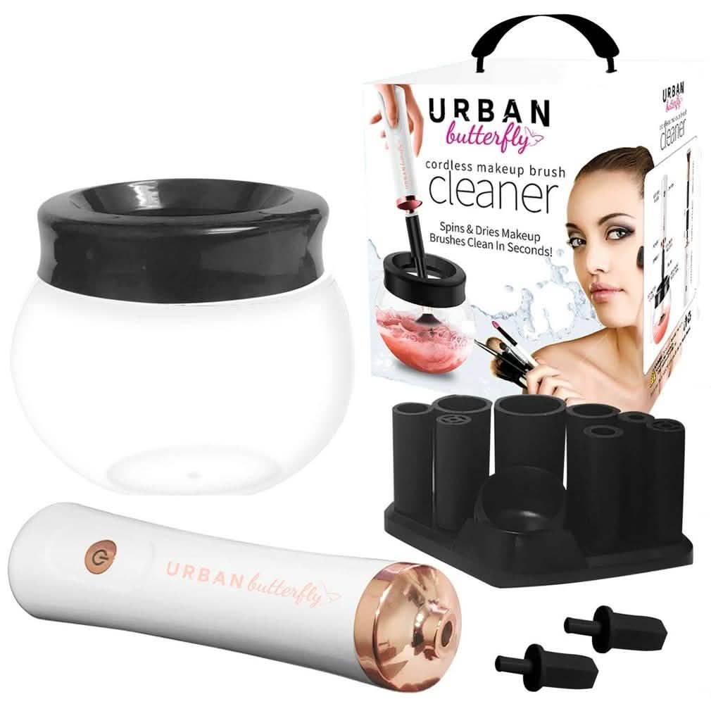 Urban Butterfly Electric Make-Up  Brush Cleaner DailySale