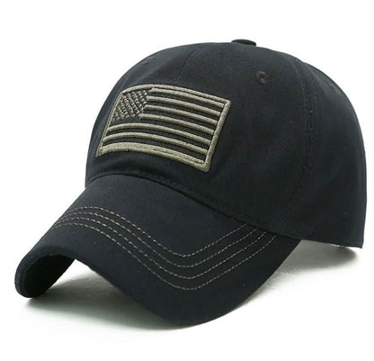 USA Flag Baseball Cap Army Embroidery Cotton Tactical Snapback Hat DailySale