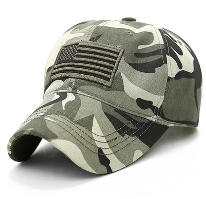 USA Flag Baseball Cap Army Embroidery Cotton Tactical Snapback Hat DailySale