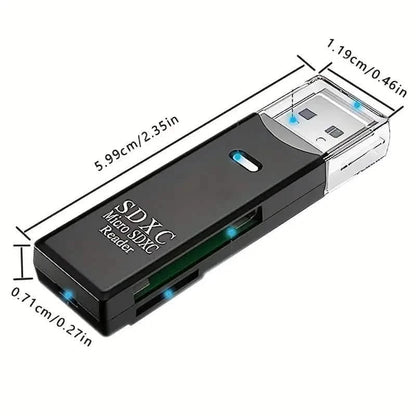 USB 2.0 SD Card Reader Micro SD Card To USB Adapter DailySale