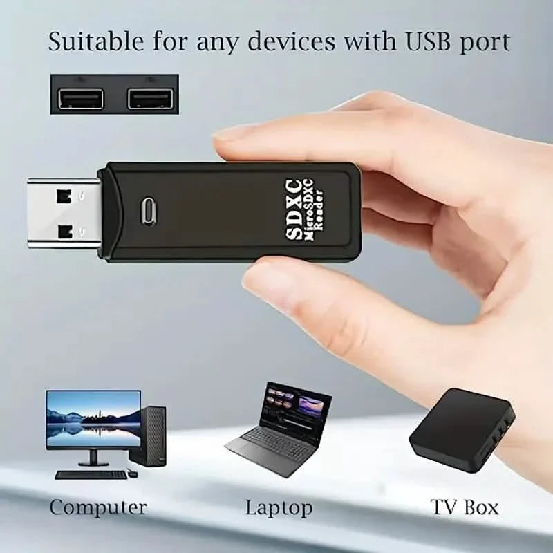 USB 2.0 SD Card Reader Micro SD Card To USB Adapter DailySale