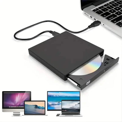 USB 2.0 Slim Protable External CD-RW Drive DVD-RW Burner Writer Player DailySale