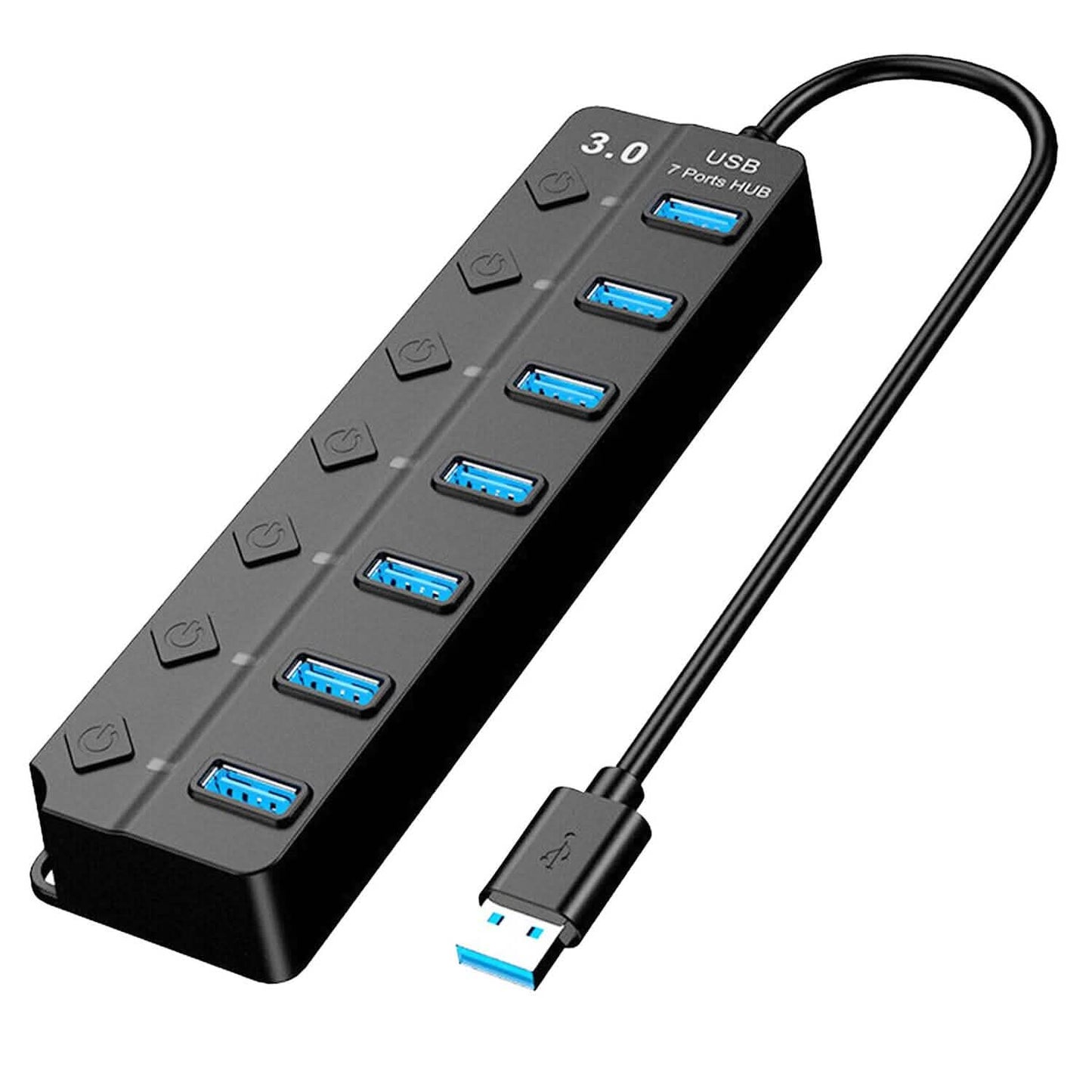 USB 3.0 HUB 7 Ports High Speed 5Gbps USB Splitter DailySale