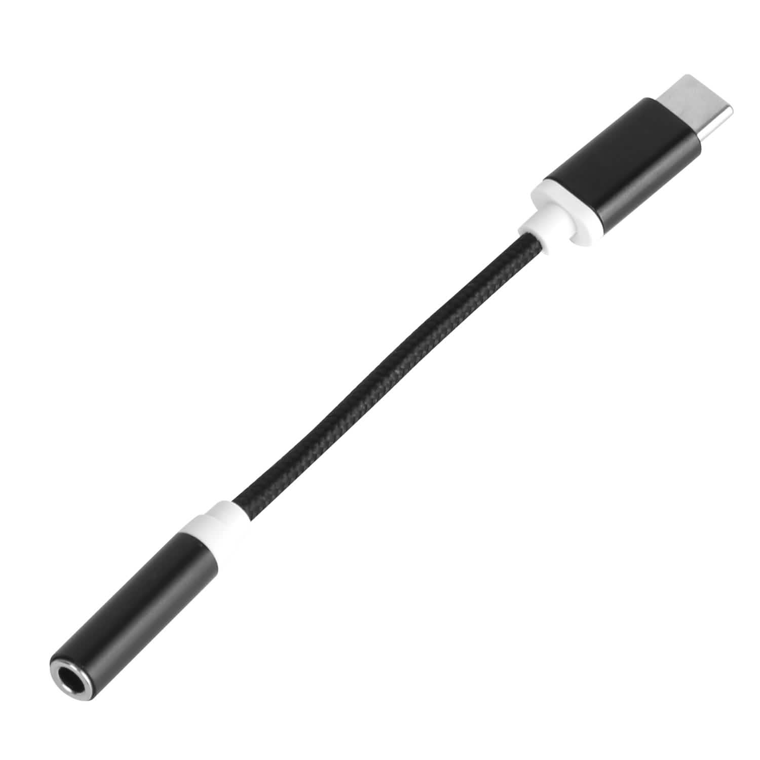 USB-C Type C Adapter Port to 3 .5mm Aux Audio Jack DailySale