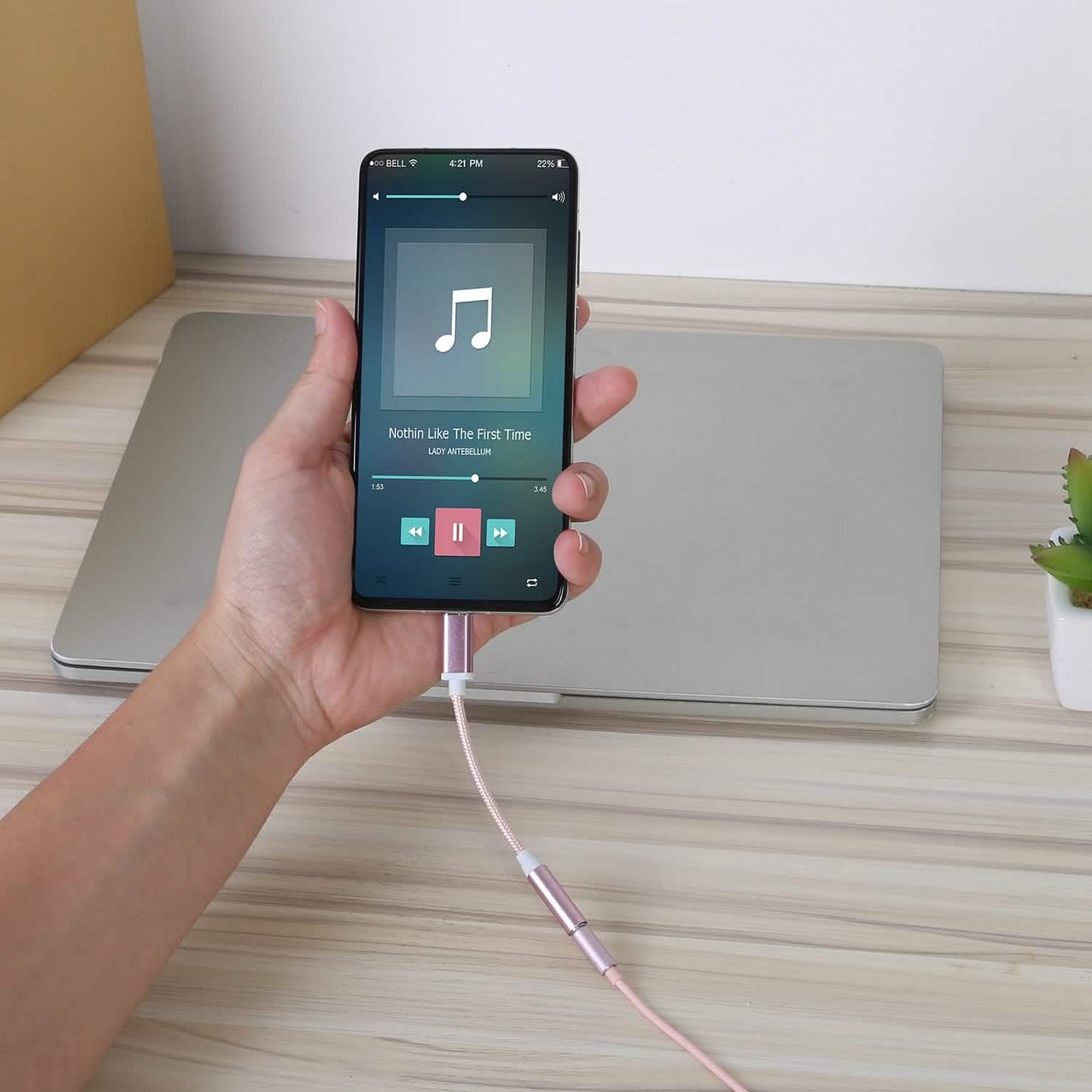 USB-C Type C Adapter Port to 3 .5mm Aux Audio Jack DailySale