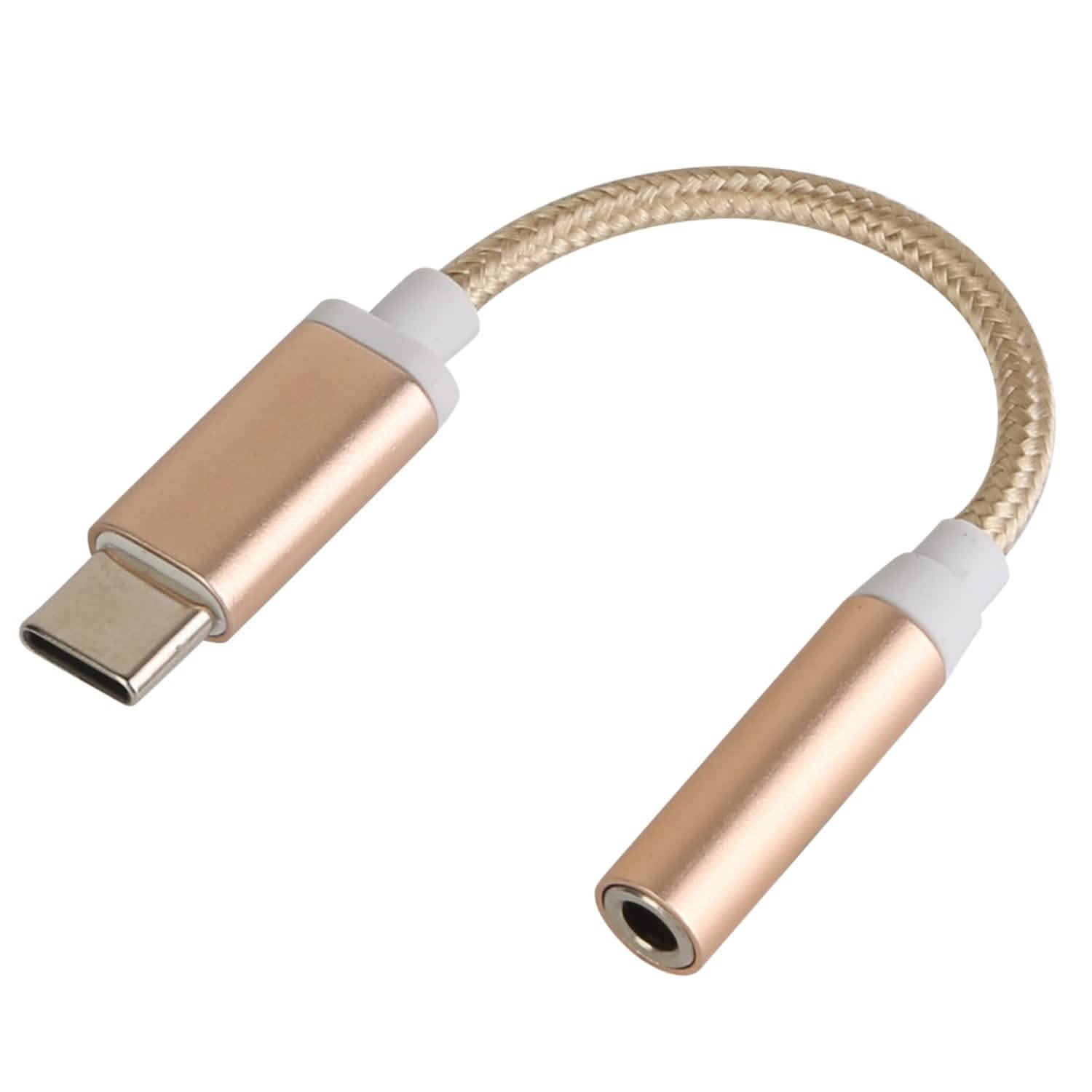 USB-C Type C Adapter Port to 3 .5mm Aux Audio Jack DailySale