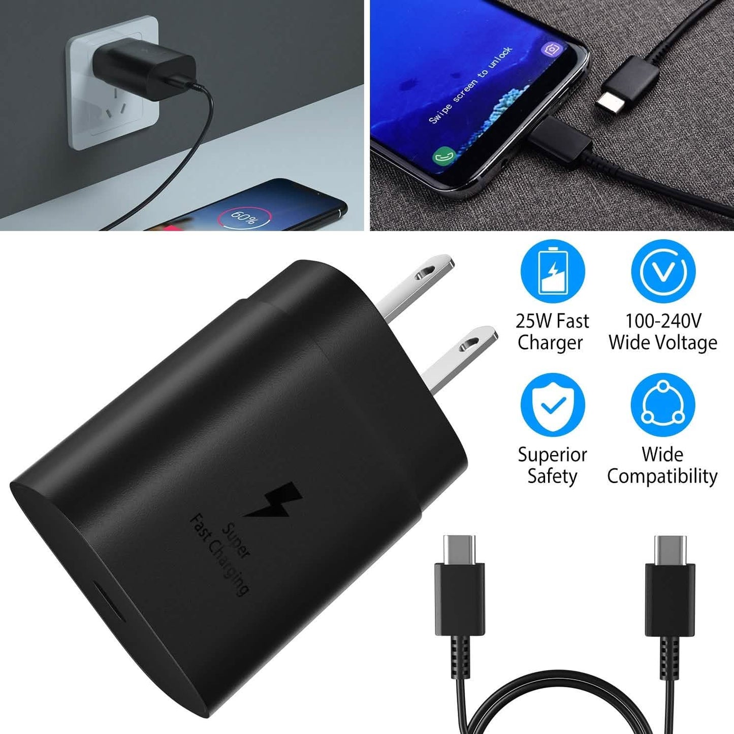 USB C Wall Charger 25W PD3.0 DailySale