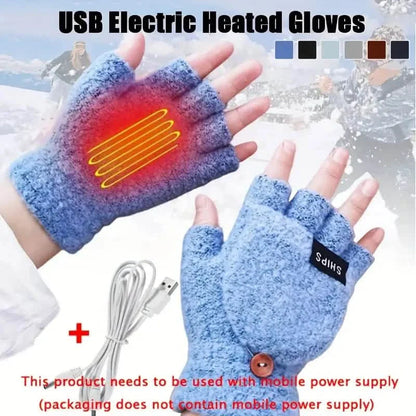 USB Electric Heating Adjustable Temperature Gloves DailySale