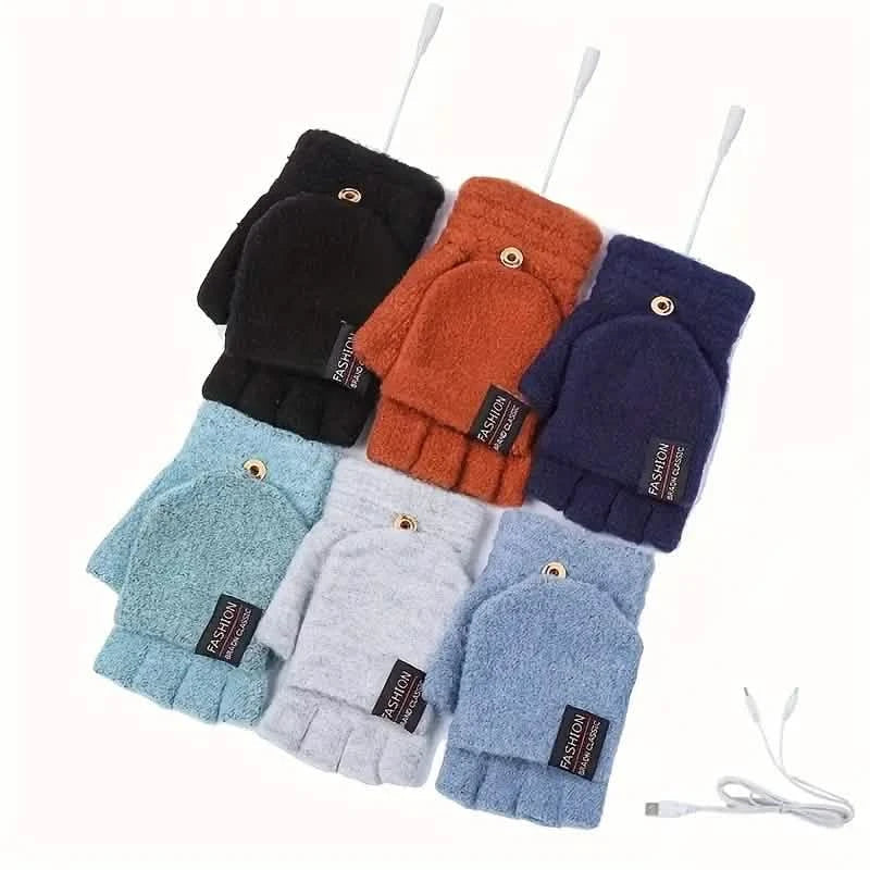 USB Electric Heating Adjustable Temperature Gloves DailySale