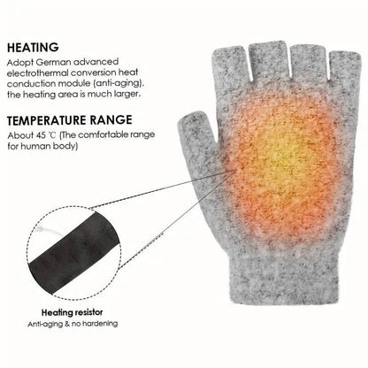 USB Electric Heating Adjustable Temperature Gloves DailySale