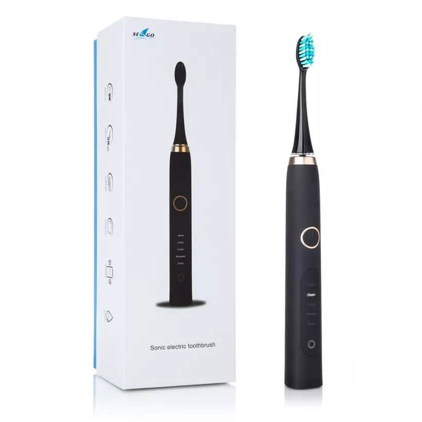USB Electric Toothbrush with 4 Replacement Heads DailySale