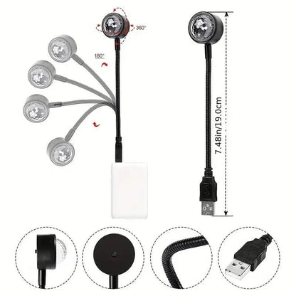 USB Music Rhythm Magic Stage Effect Projection Lamp DailySale