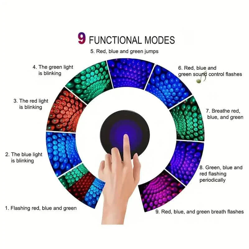 USB Music Rhythm Magic Stage Effect Projection Lamp DailySale
