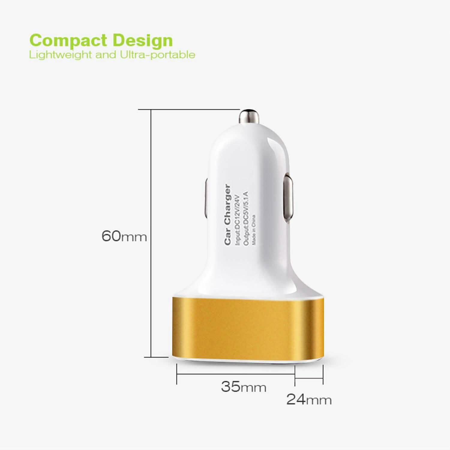 USB Port Cigarette Lighter Charger 30W 5.5A DailySale