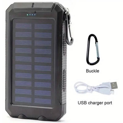 USB Portable Charger 10000mAh Solar Power Bank for Cell Phone and Laptops DailySale