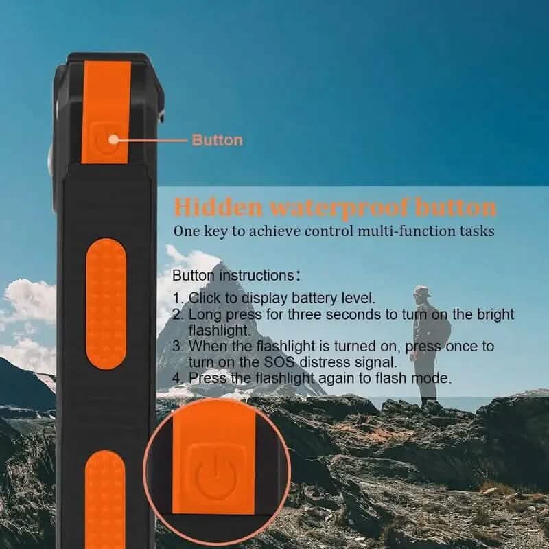 USB Portable Charger 10000mAh Solar Power Bank for Cell Phone and Laptops DailySale