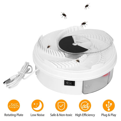 USB powered Electric Fly Trap Automatic Flycatcher DailySale