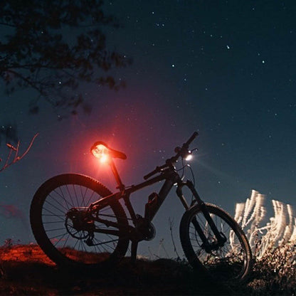 USB Rechargeable Bike Light Set with Speedometer and Odometer DailySale