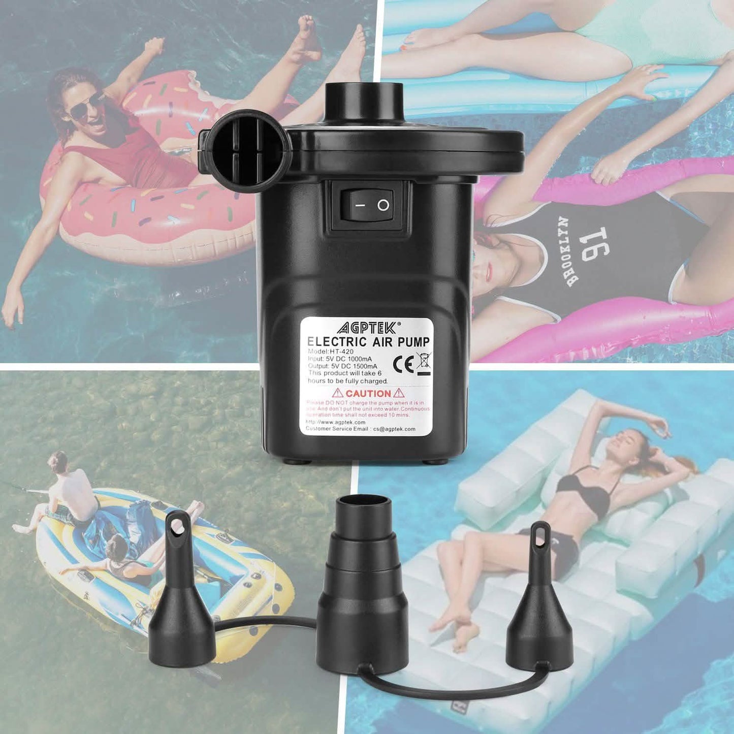 USB Rechargeable Cordless Electric Air Pump DailySale