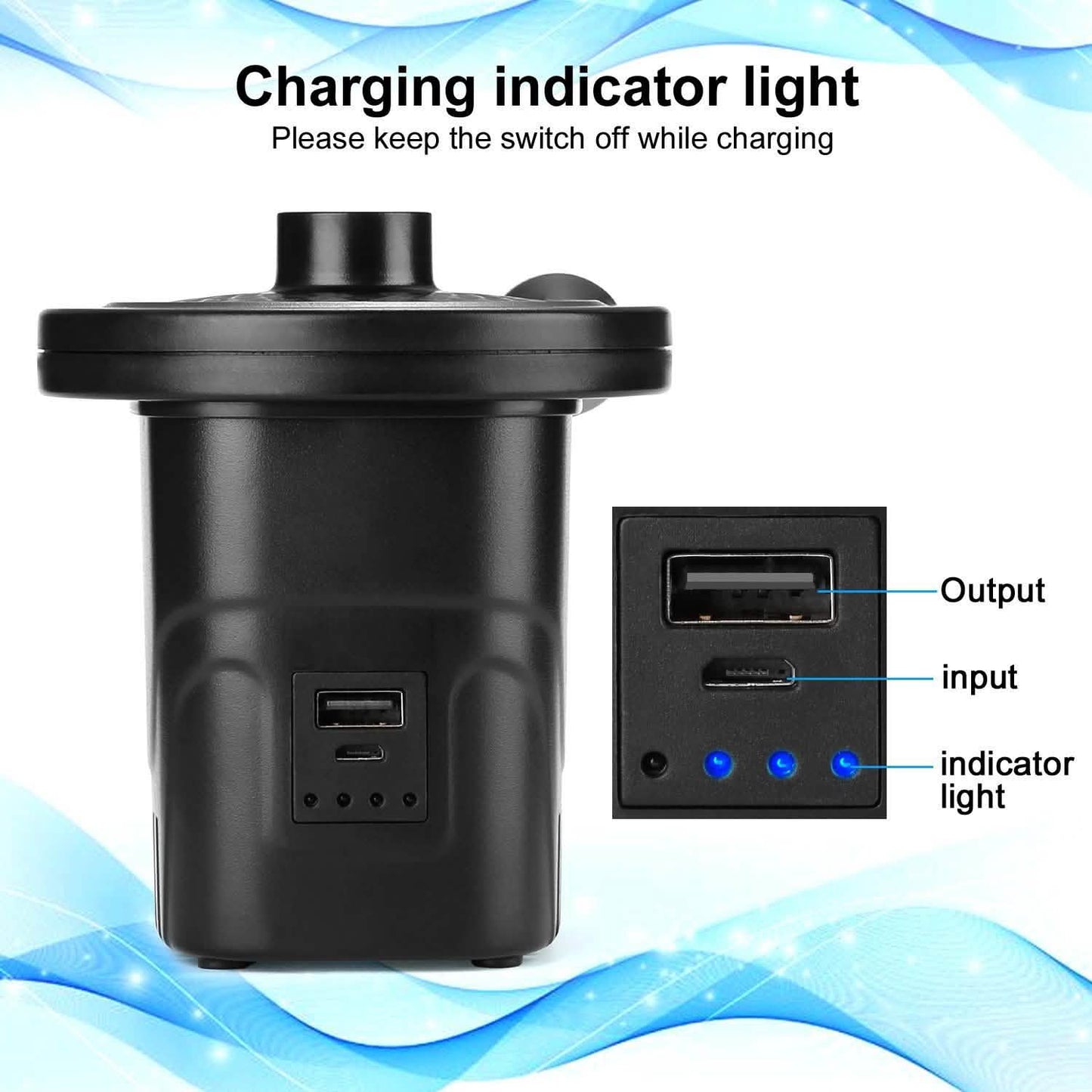 USB Rechargeable Cordless Electric Air Pump DailySale