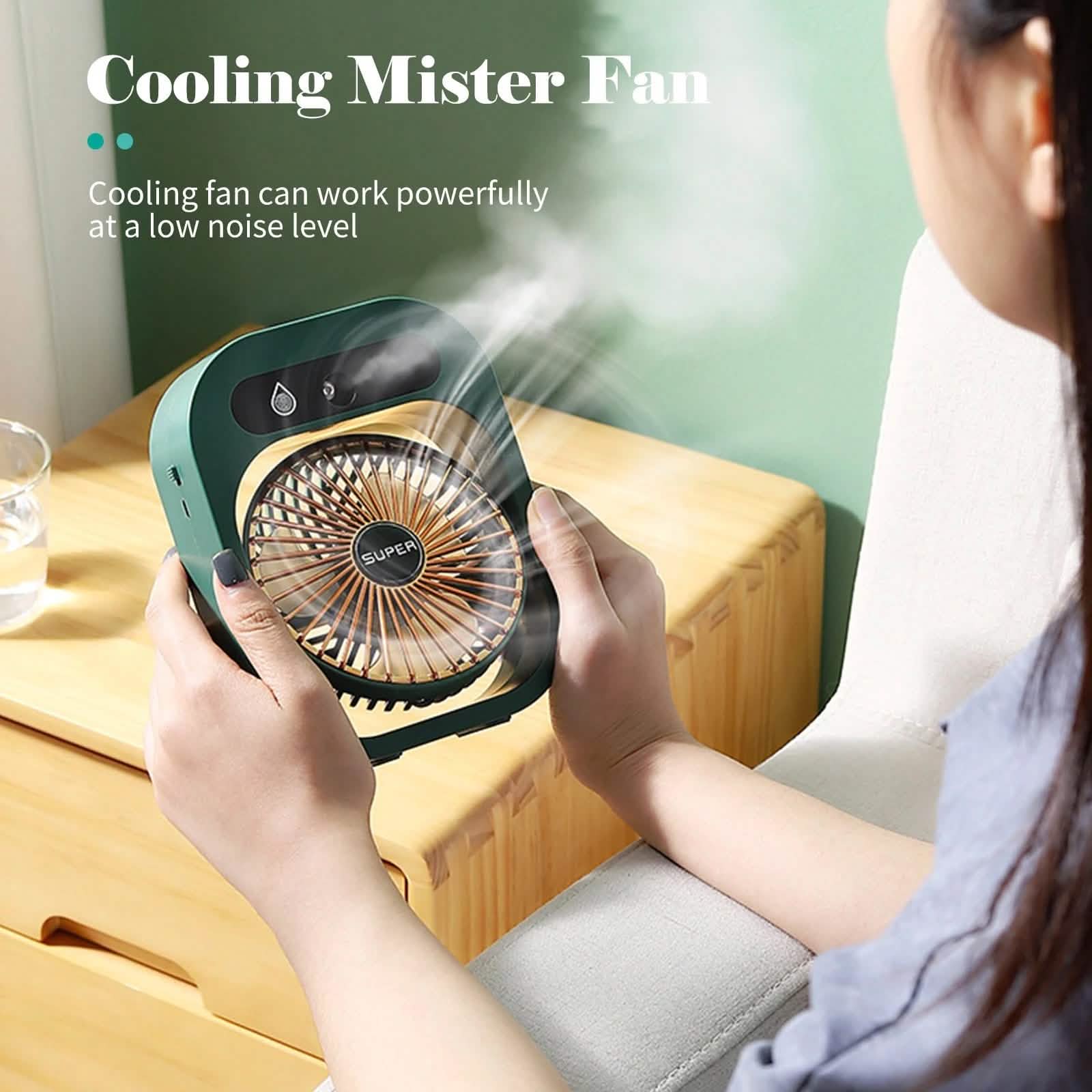 USB Rechargeable Desktop Spray Fan DailySale