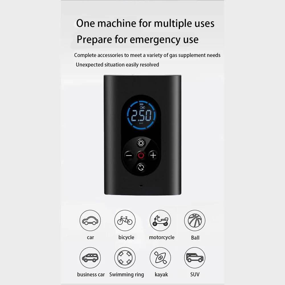 USB Rechargeable Intelligent Air Pump Car Portable DailySale