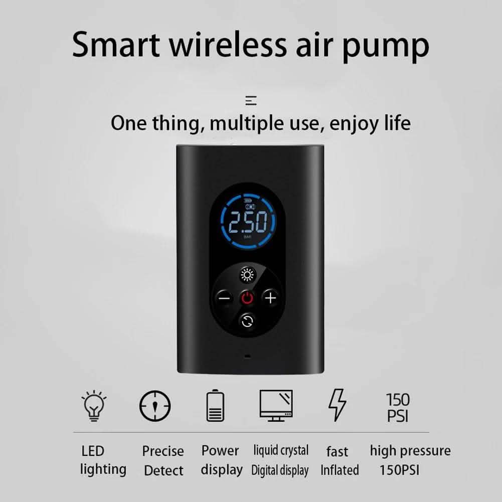 USB Rechargeable Intelligent Air Pump Car Portable DailySale