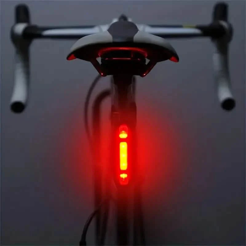 USB Rechargeable LED Bike Tail Light - 4 Flashing Modes For Safety And Visibility DailySale