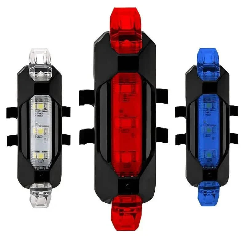 USB Rechargeable LED Bike Tail Light - 4 Flashing Modes For Safety And Visibility DailySale