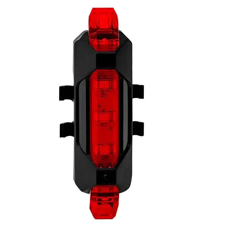 USB Rechargeable LED Bike Tail Light - 4 Flashing Modes For Safety And Visibility DailySale