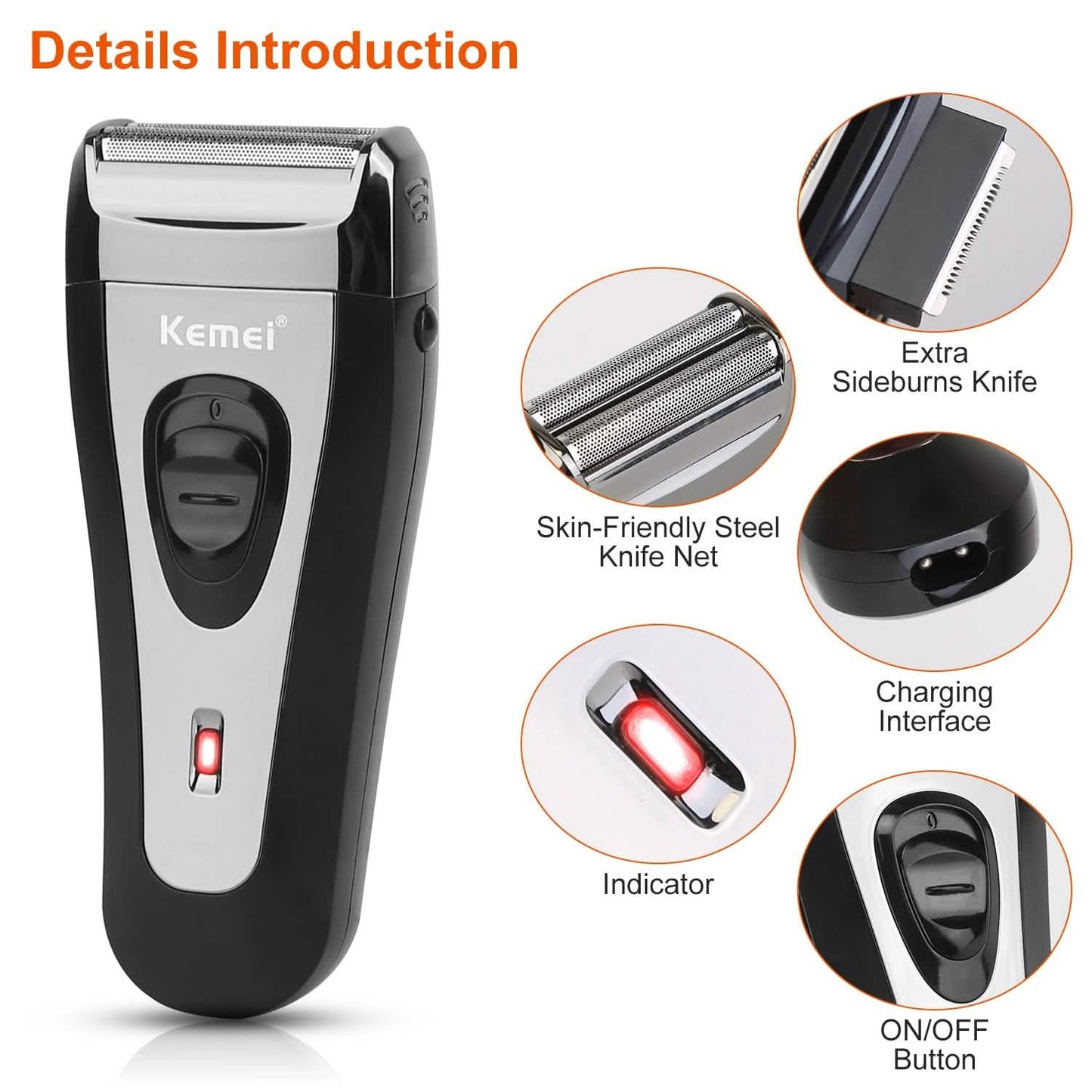 USB Rechargeable Men Electric Shaver DailySale